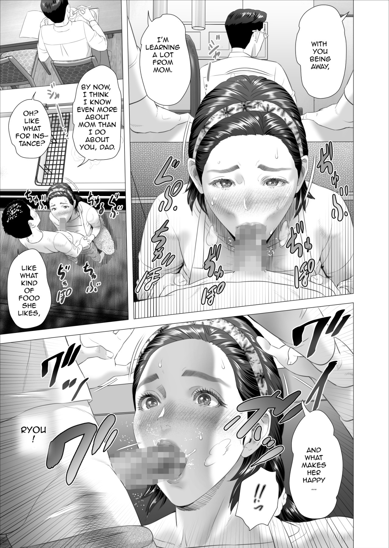 Hentai Manga Comic-Neighborhood Seduction. Son Making Love to His Mother Beside Her Husband-Read-23